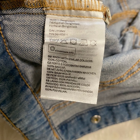 H&M demon blue toddler jacket -1 1/2-2y - Picture 7 of 9